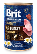 Brit Premium By Nature® Dog Cans Turkey with Liver 400gr