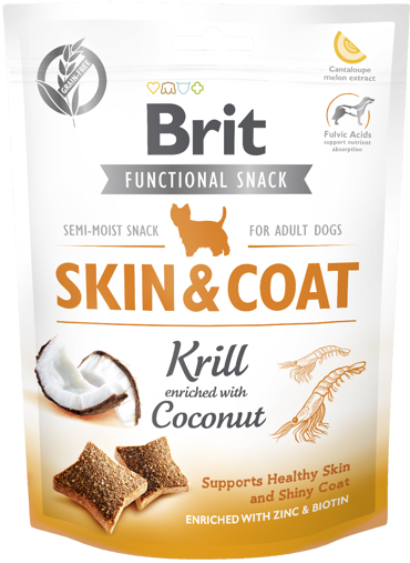 Brit® Dog Functional Snack Skin & Coat 150gr