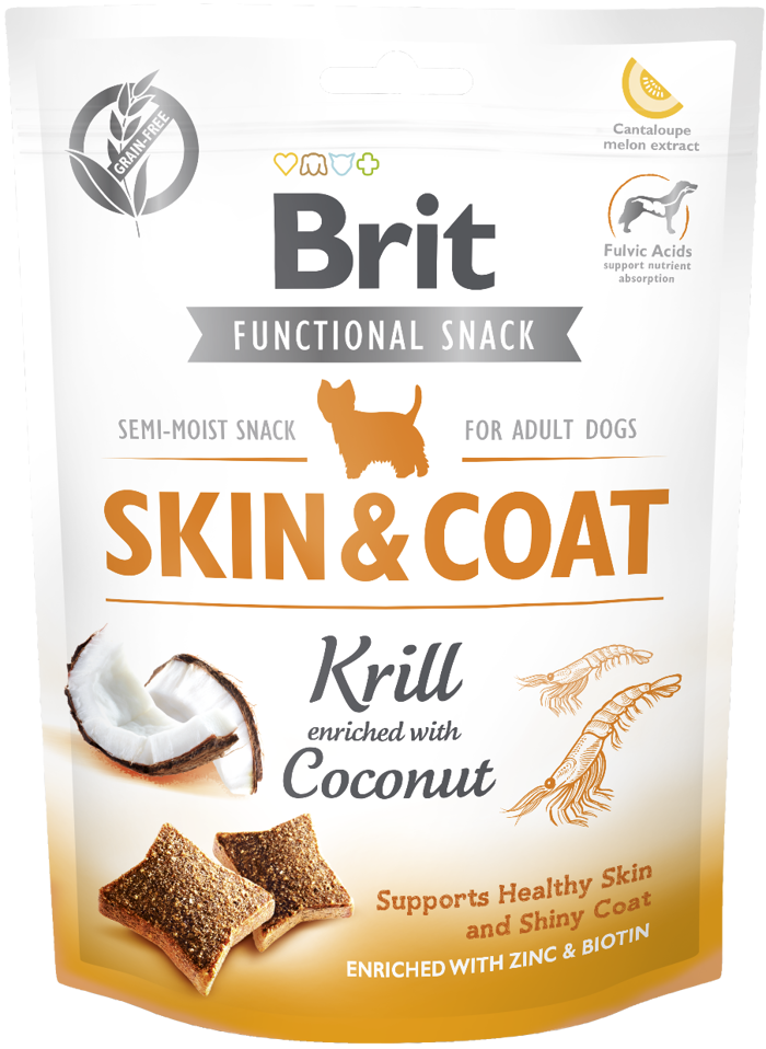 Brit® Dog Functional Snack Skin & Coat 150gr
