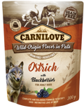 Carnilove® Dog Pouches Ostrich with Blackberries 300gr