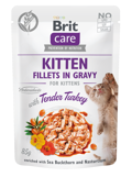Brit Care® Pouches with Turkey for Kittens 85gr