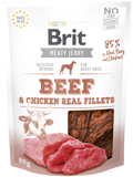 Brit® Dog Snack Jerky Real Fillets Beef 80gr