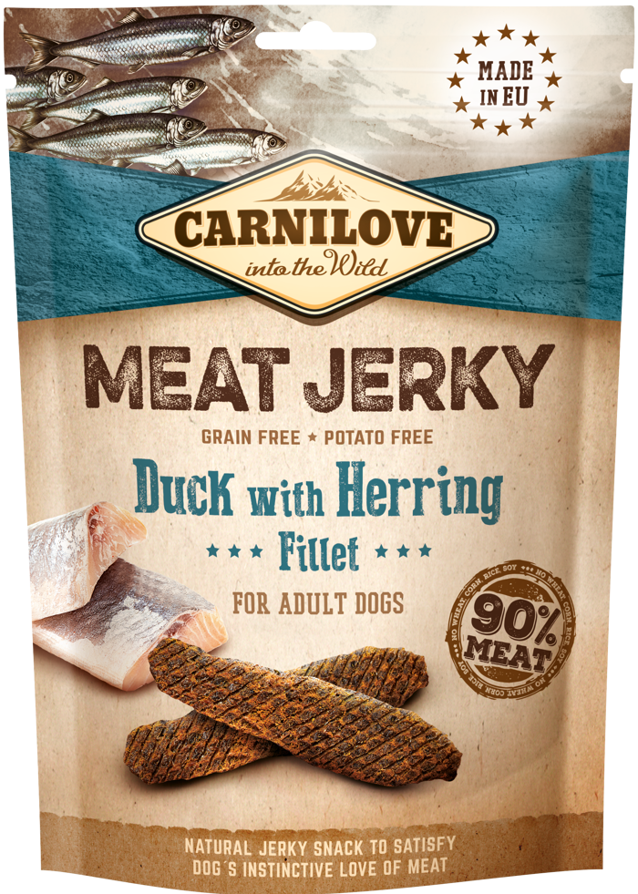 Carnilove® Dog Snack Meat Jerky Duck with Herring Fillet 100gr