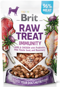 Brit Raw Treat® Immunity Lamb & Chicken with Pobiotics. Milk Thistle Seed & Rosemary 40gr