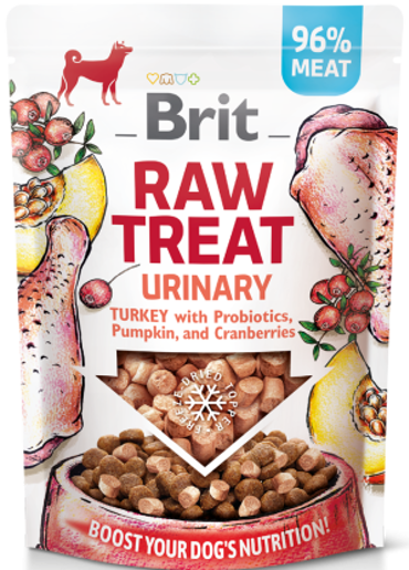 Brit Raw Treat® Urinary Turkey with Probiotics. Pumpkin & Cranberries 40gr