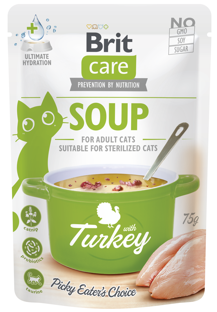 Brit Care® Cat Soup with Turkey 75gr