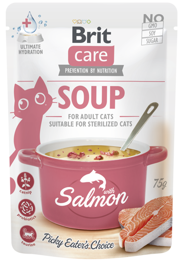 Brit Care® Cat Soup with Salmon 75gr