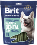 Brit Premium By Nature® Dog Semi-Moist Snacks Happy Dental with Collagen & Spirulina L 250gr