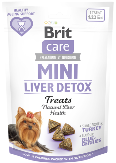 Brit Care Mini® Dog Treats Liver Detox 50gr