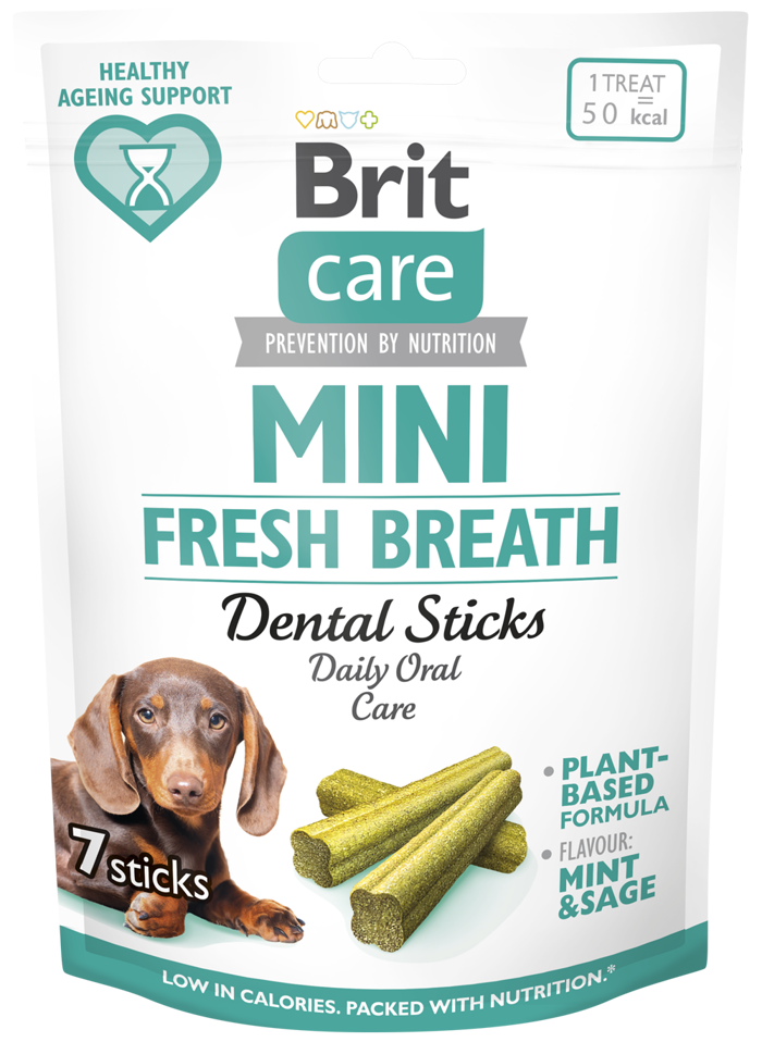 Brit Care Mini® Dog Dental Sticks Fresh Breath 120gr 7tmx