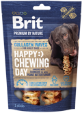 Brit Premium By Nature® Dog Collagen Waves Happy Chewing Day with Tumeric & Peanut Butter 45gr 2tmx