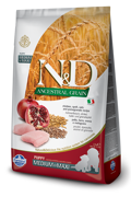 Farmina Ancestral Grain Puppy Med & Maxi Xira Trofi me Lig Sitira ga Koutabia Mesaion & Meglosomon Fulon me Kotopoulo kai Rodi 12Kg