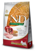 N&D ANCESTRAL CHICKEN&POMEGR LIGHT MINI 2.5KG XIRA TROFI SKuLOu