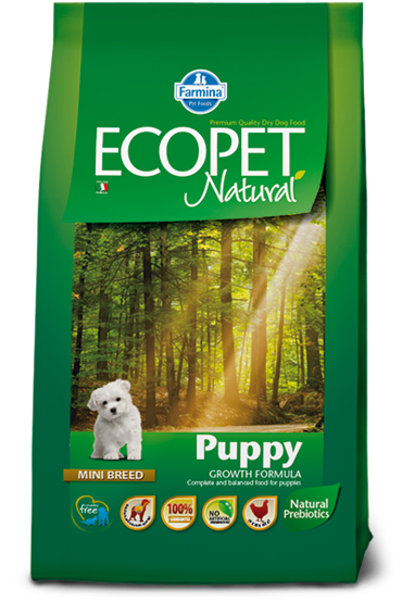 ECOPET NATURAL PUPPY MINI 2.5KG ΞΗΡΑ ΤΡΟΦΗ ΣΚΥΛΟΥ