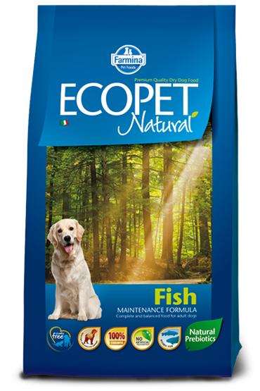 ECOPET NATURAL FISH 12KG ΞΗΡΑ ΤΡΟΦΗ ΣΚΥΛΟΥ