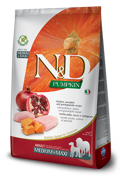 N&D PUMPKIN CHICKEN&POMEGRA ADULT MED/MAX 2.5KG XIRA TROFI SKuLOu