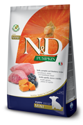 N&D PUMPKIN LAMB&BLUEBERRY PUPPY MINI 800GR XIRA TROFI SKuLOu