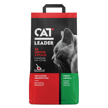 Cat Leader Clumping Odour Άμμος Γάτας Fresh Wild Nature Κόκκινο Clumping 10kg	