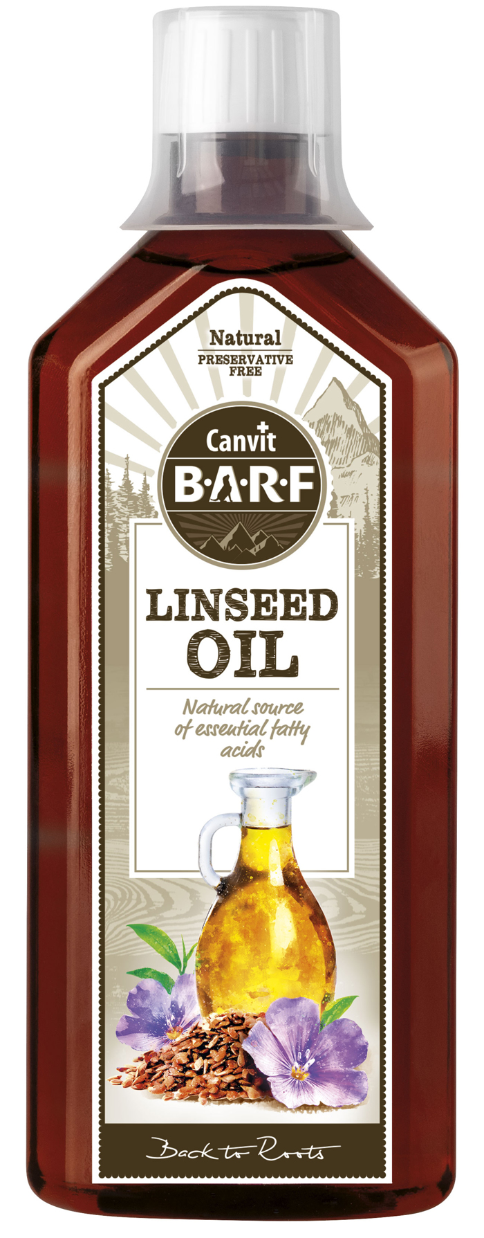 Canvit B.A.R.F.® Dog Linseed Oil 500ml