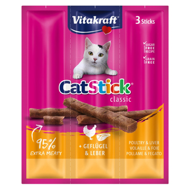 Cat Stick Πουλερικά & Συκώτι 3τμχ