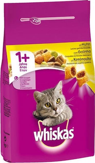 WHISKAS ΞΗΡΑ ΤΡΟΦΗ ΓΑΤΑΣ ΚΟΤΟΠ/ΛΟ 14kg