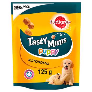 PEDIGREE TASTY MINIS JUNIOR ΚΟΤΟΠΟΥΛΟ 125g