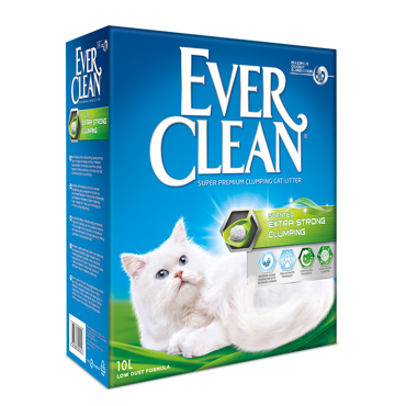 Ever Clean Extra Strong Scented Clumping Άμμος Γάτας Άρωμα και Extra Δυνατή Συγκόλληση 10lt	