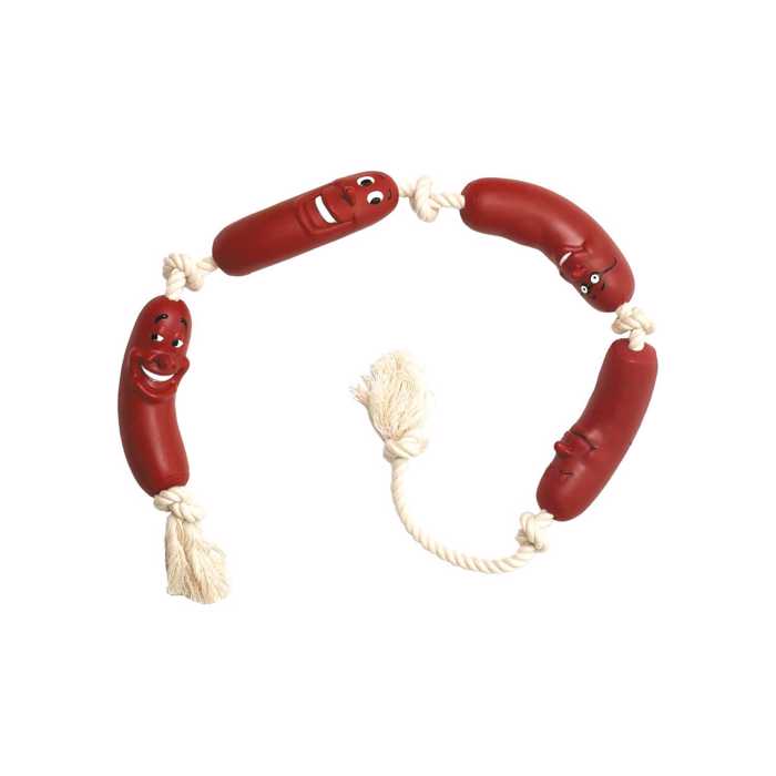 VINYL SAUSAGE ON ROPE 70CM