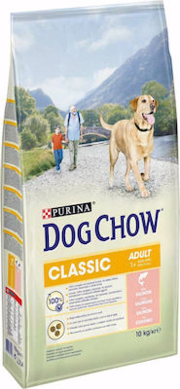 Purina Tonus Dog Chow Classic Adult 10kg Ξηρά Τροφή για Ενήλικους Σκύλους με Σολομό