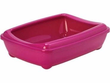 MODERNA ΛΕΚΑΝΗ ΓΑΤΑΣ MEDIUM ΡΟΖ 42X30cm