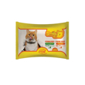 Smile Cat Multipack Sterilised ugi Trofi Gtas me Kotopoulo kai Bodino Se Saltsa 400gr
