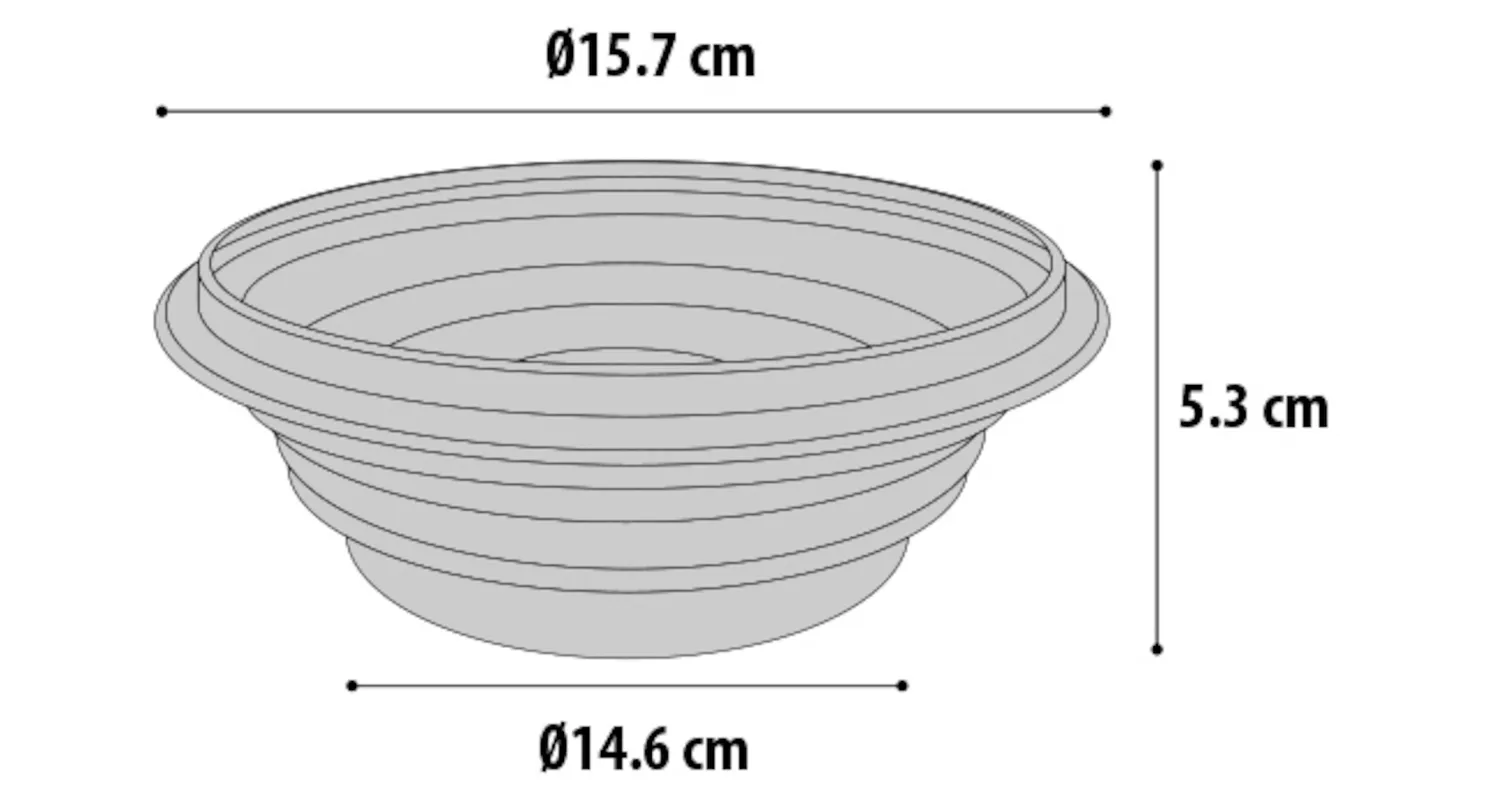 TRAVEL BOWL SILICON 500ML