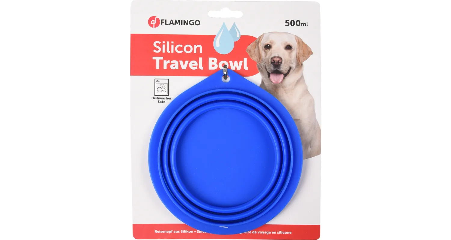 TRAVEL BOWL SILICON 500ML