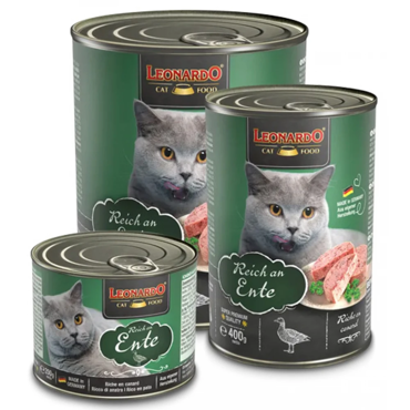 Leonardo Κονσέρβα Γάτας με Πάπια 400g