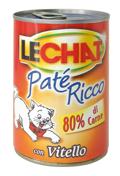 LeChat Paté Ricco Konserba Gtas me Mosxari 400g
