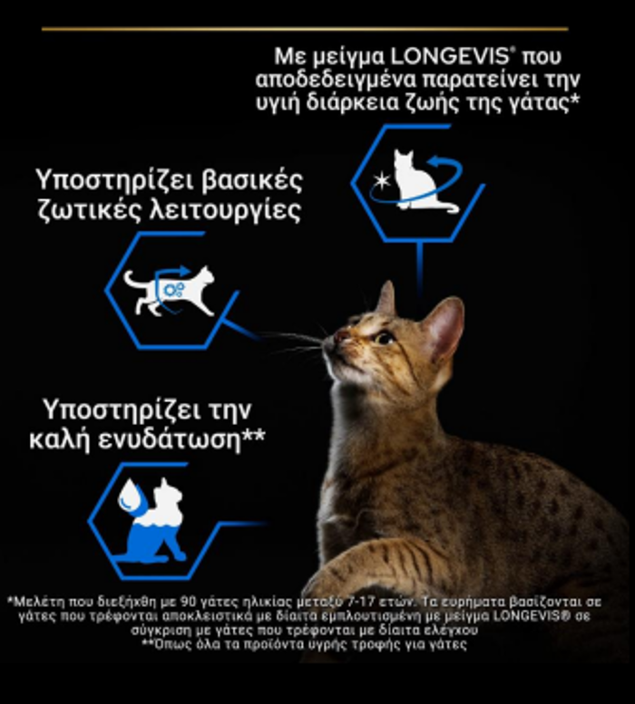 PURINA PRO PLAN Senior 7+ LONGEVIS ugi Trofi Gtas Mous me Tono 85g